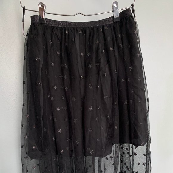 Sheer Black Maxi Skirt - Picture 1 of 3